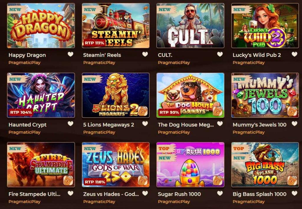 pragmatic play games smokace casino